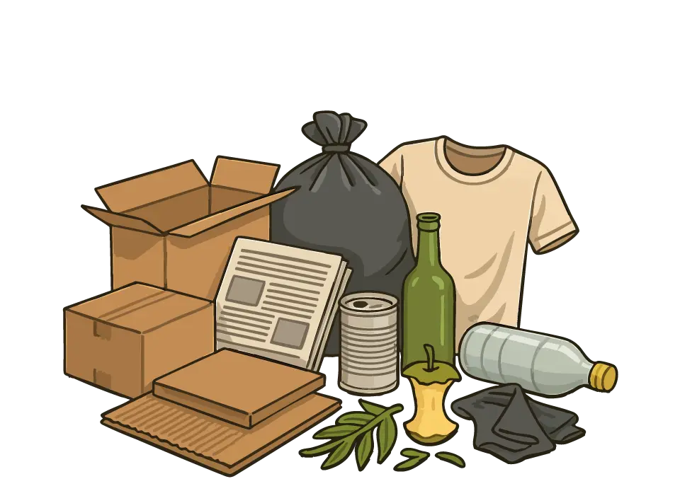 ORS Recycling Containerdienst Gewerbeabfall entsorgen AVV 200301