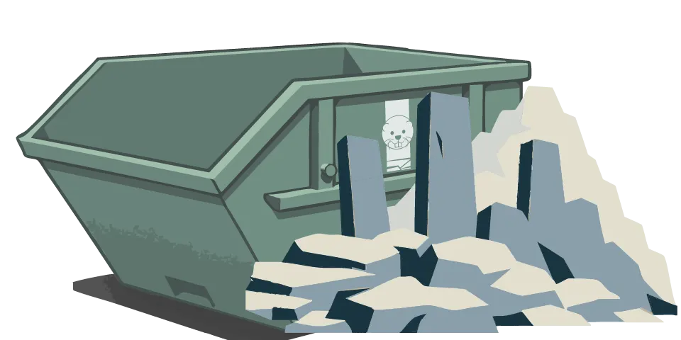 ORS Recycling Containerdienst Bauschutt entsorgen AVV 170107