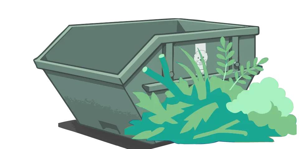 ORS Recycling Containerdienst Gartenabfall entsorgen AVV 200201